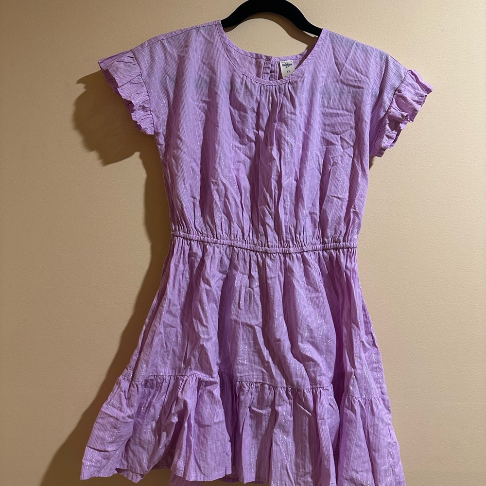 OshKosh B'gosh Lavender Ruffle Sleeve Dress